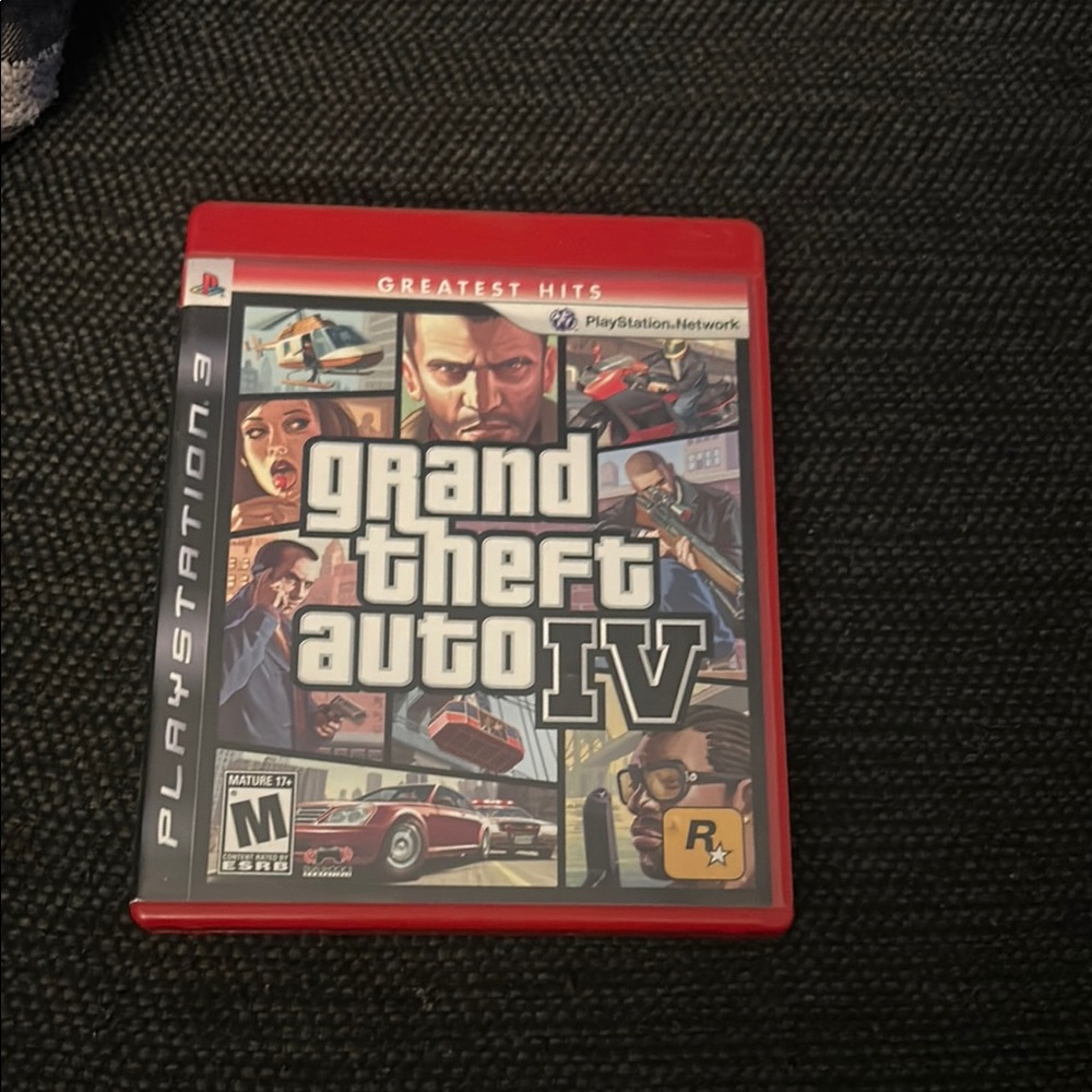 Sony 3 Grand Theft Auto IV - Red Case